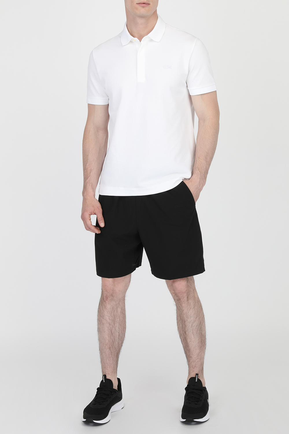 Tennis Stretch Shorts in Black LACOSTE